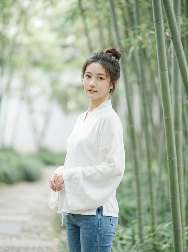 四爱视频演示-国风竹林意境视频拍摄教程